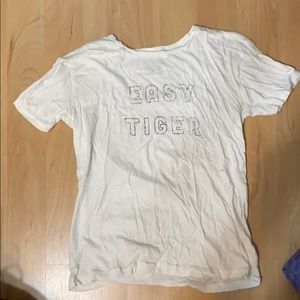 White Amuse Society tshirt xs